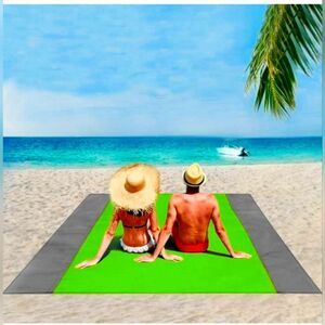 ISOPHO Beach Blanket,Picnic Blankets Waterproof Sandproof for 4-7 Adults